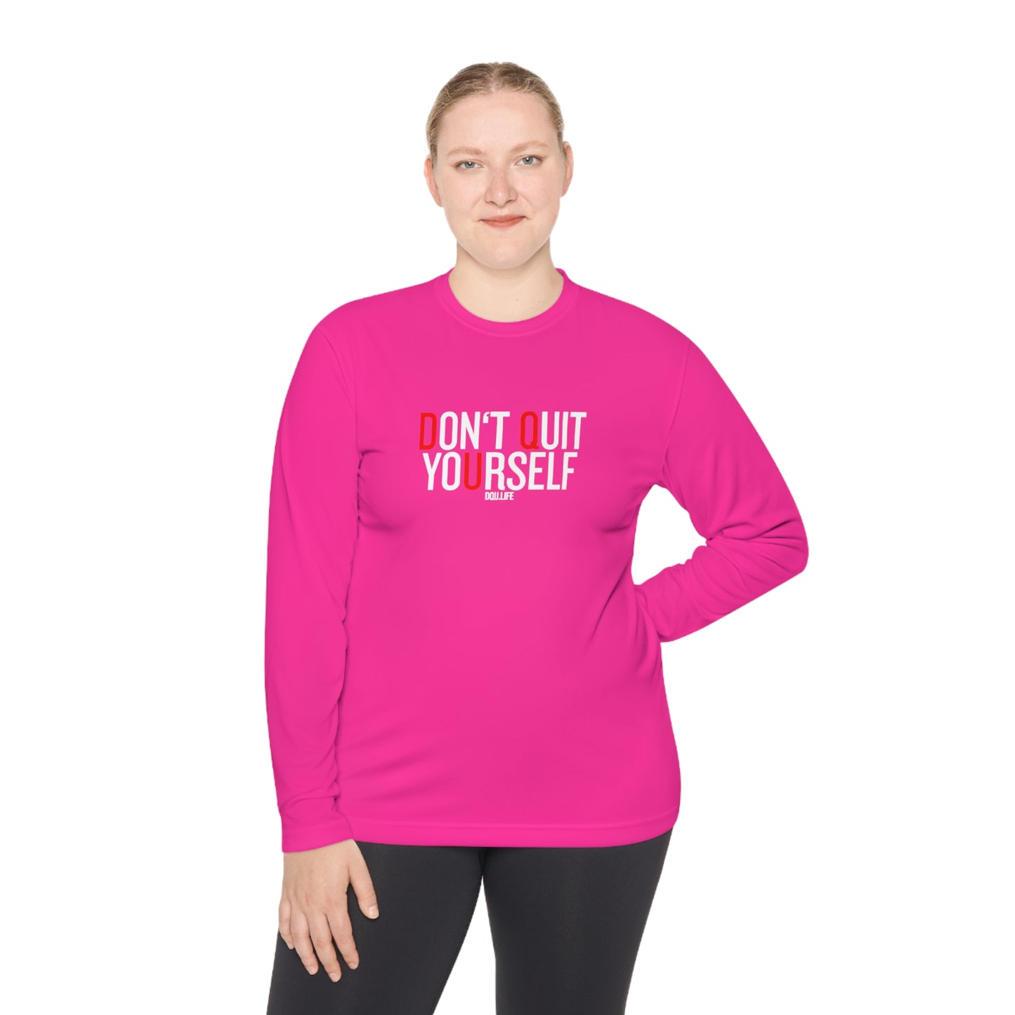 DQU SPORT-TEK Unisex Lightweight Long Sleeve Tee
