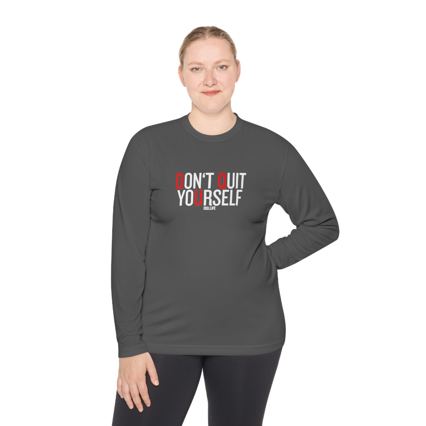 DQU SPORT-TEK Unisex Lightweight Long Sleeve Tee