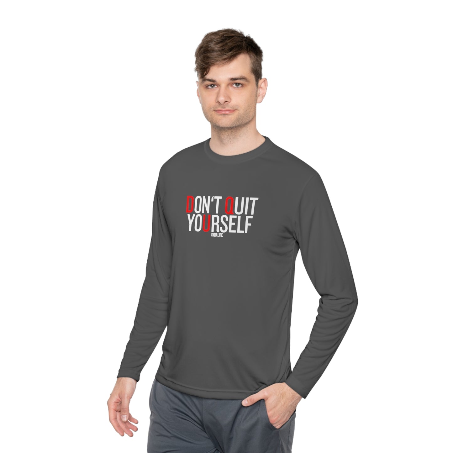 DQU SPORT-TEK Unisex Lightweight Long Sleeve Tee