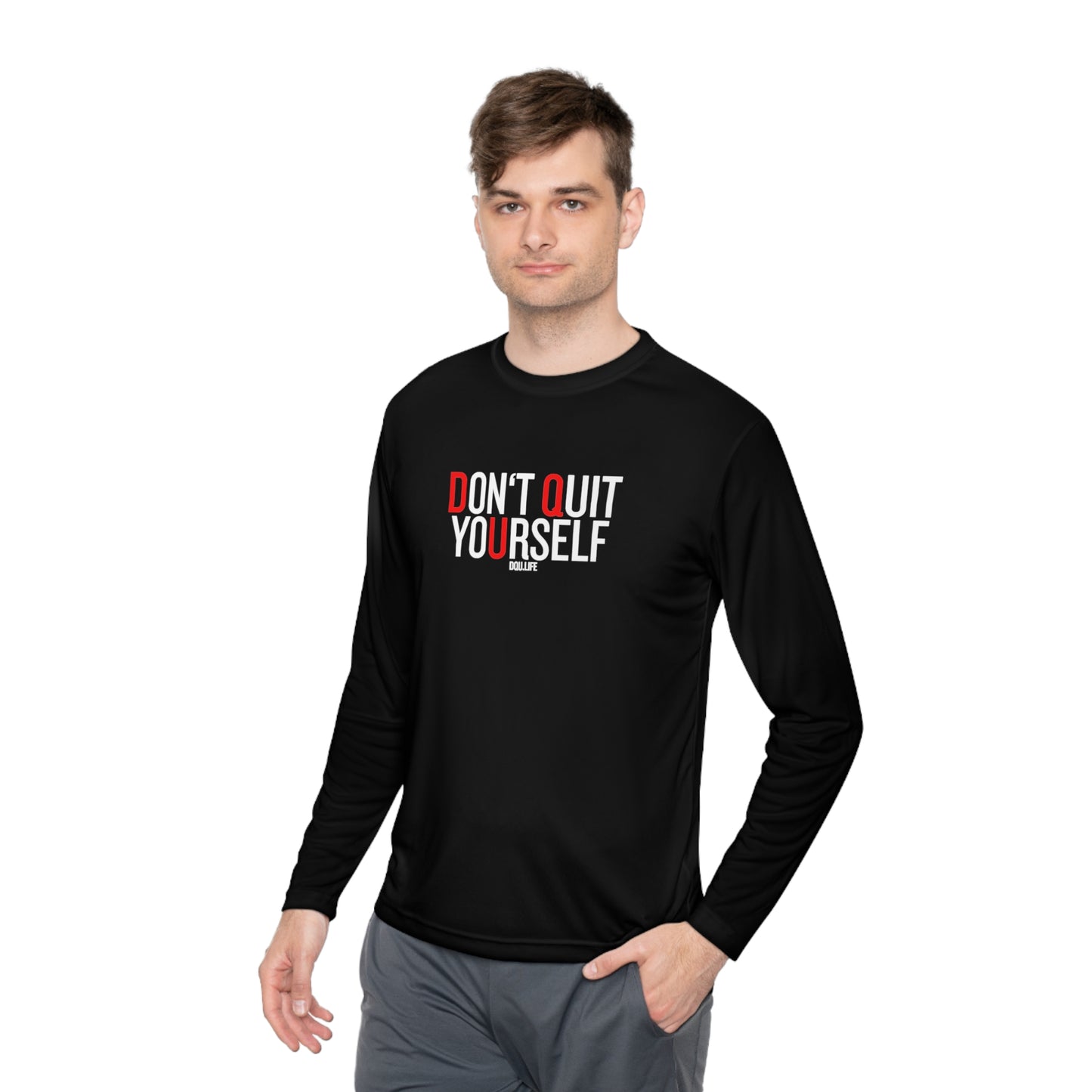 DQU SPORT-TEK Unisex Lightweight Long Sleeve Tee