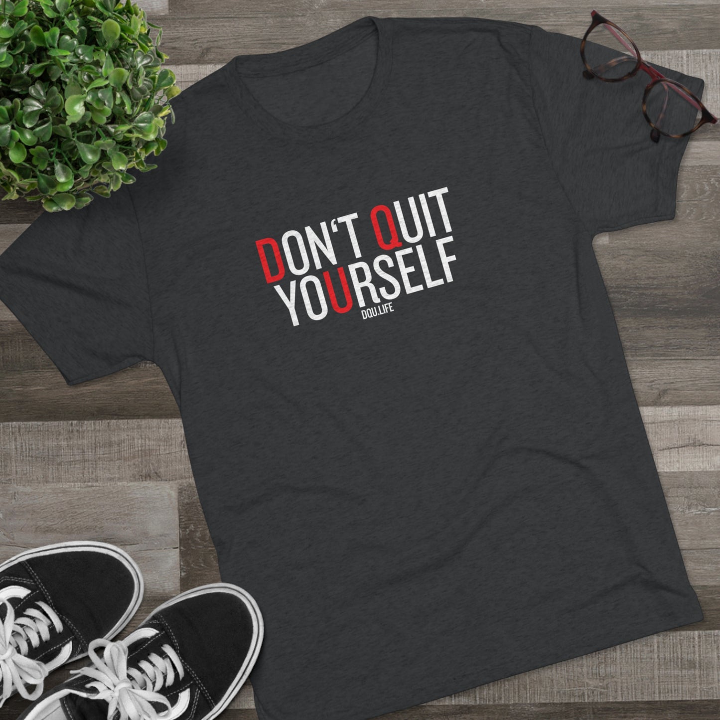 DQU NEXT LEVEL Unisex Tri-Blend Crew Tee