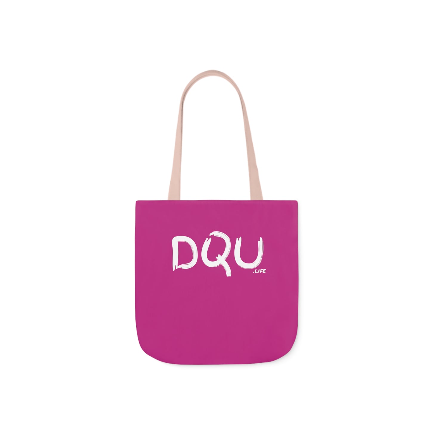 PINK Polyester Canvas Tote Bag (AOP)