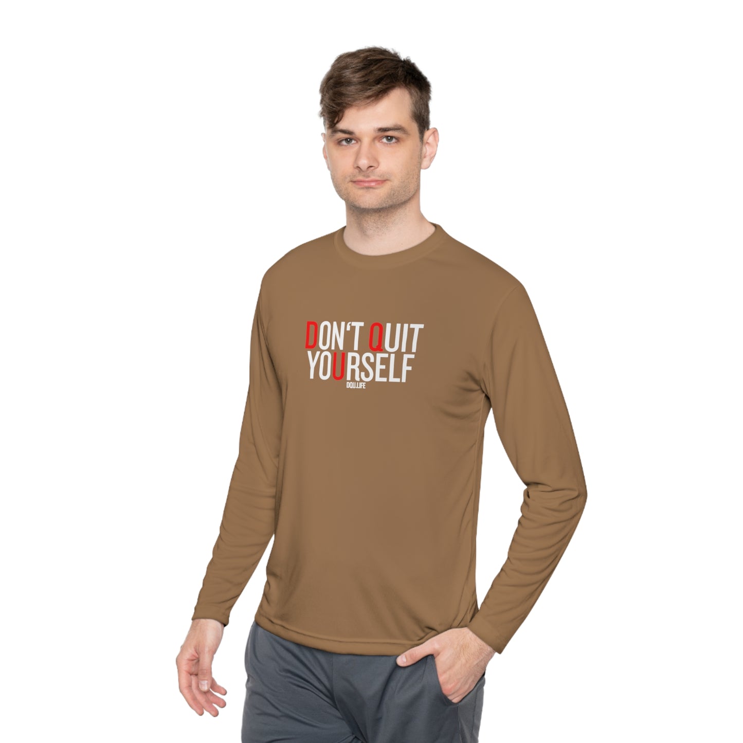 DQU SPORT-TEK Unisex Lightweight Long Sleeve Tee