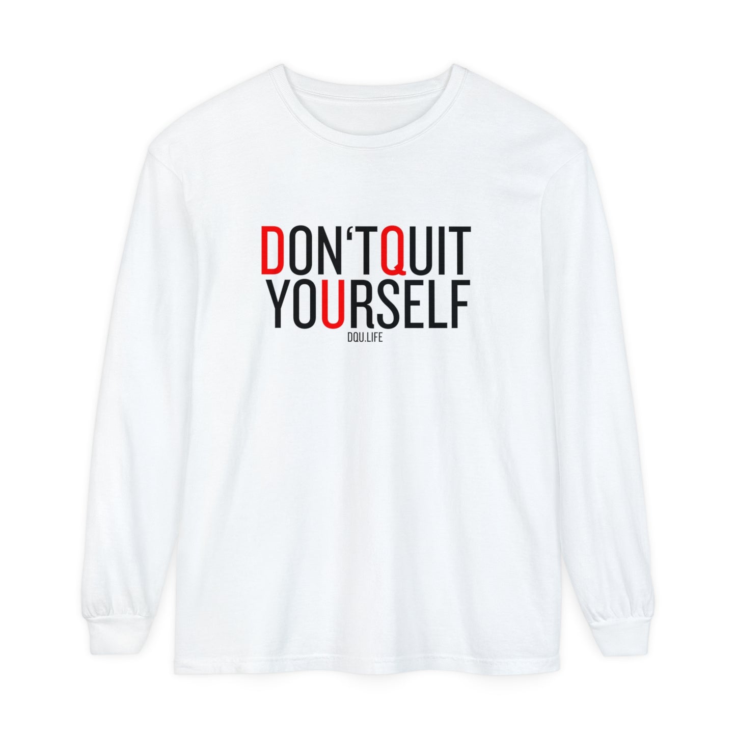 DQU COMFORT COLORS Unisex Garment-dyed Long Sleeve T-Shirt