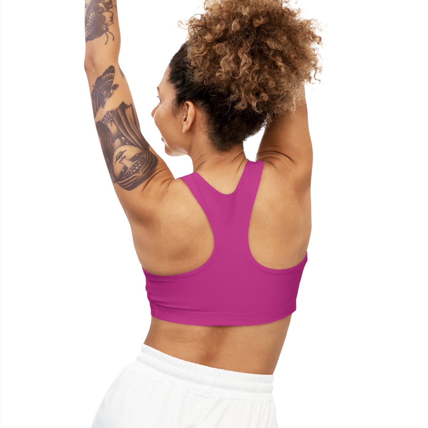 PINK DQU Seamless Sports Bra (AOP)