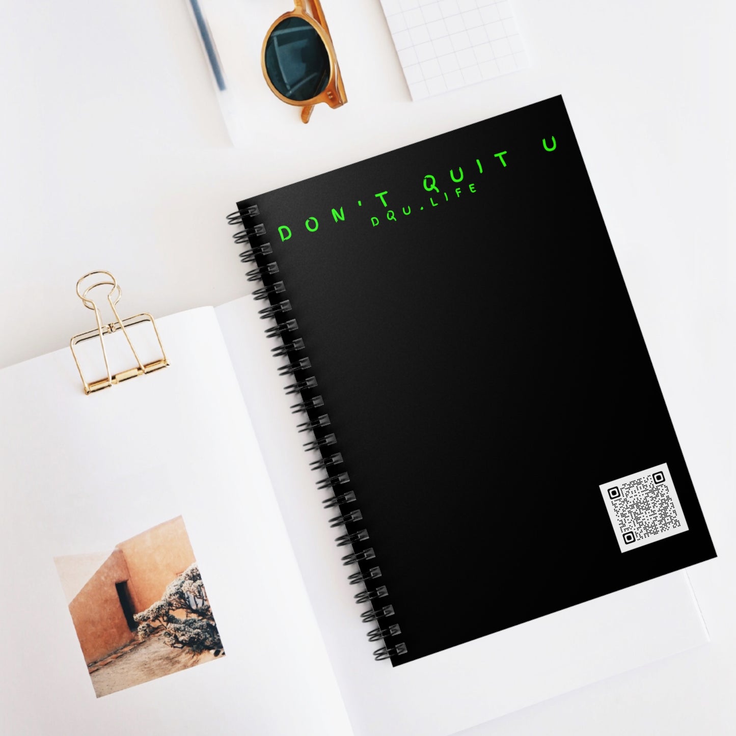 DQU.Life Spiral Notebook - Ruled Line