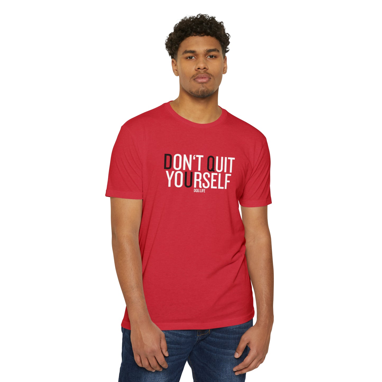 DQU NEXT LEVELUnisex CVC Jersey T-shirt