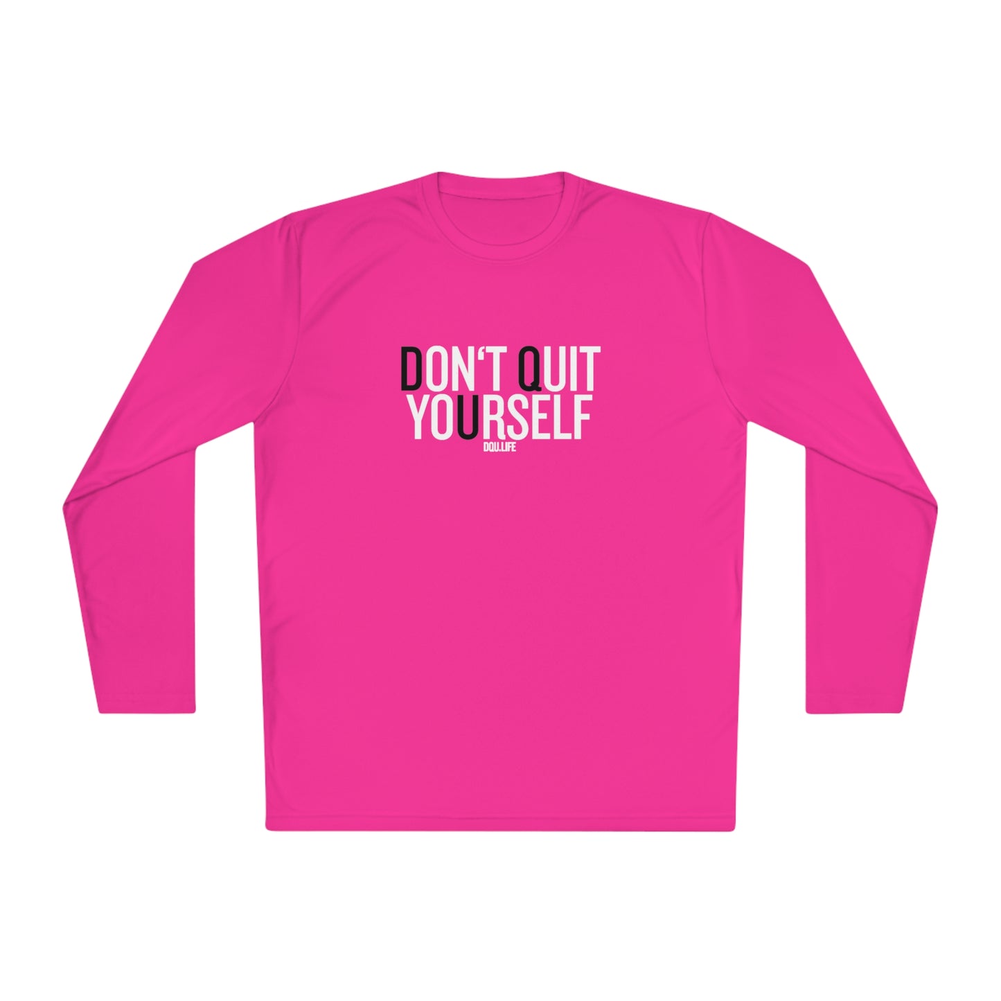 PINK DQU SPORT-TEK Unisex Lightweight Long Sleeve Tee