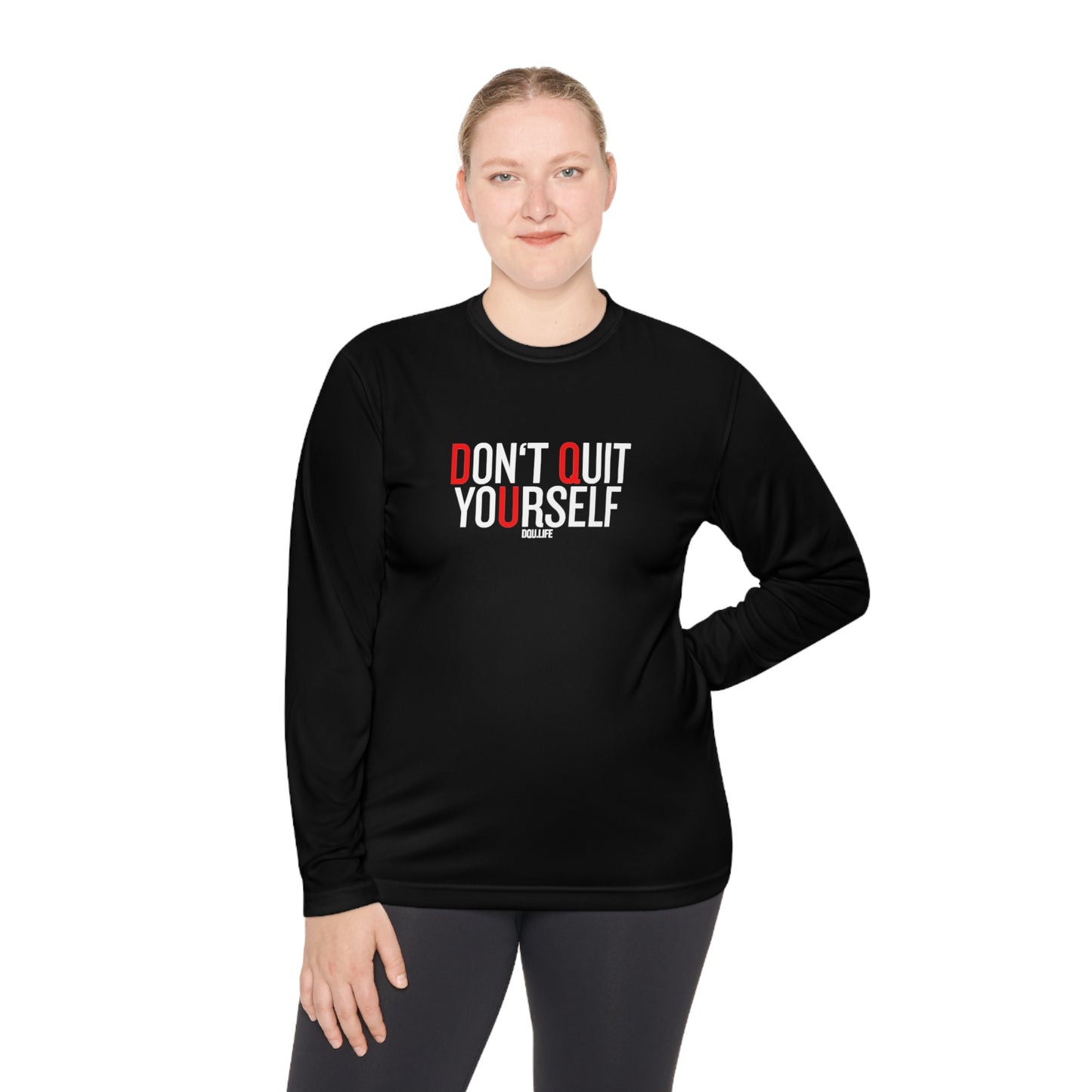 DQU SPORT-TEK Unisex Lightweight Long Sleeve Tee