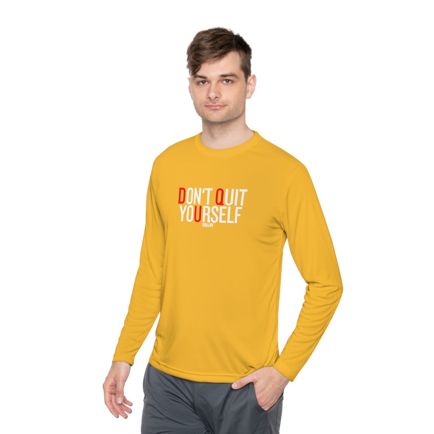 DQU SPORT-TEK Unisex Lightweight Long Sleeve Tee
