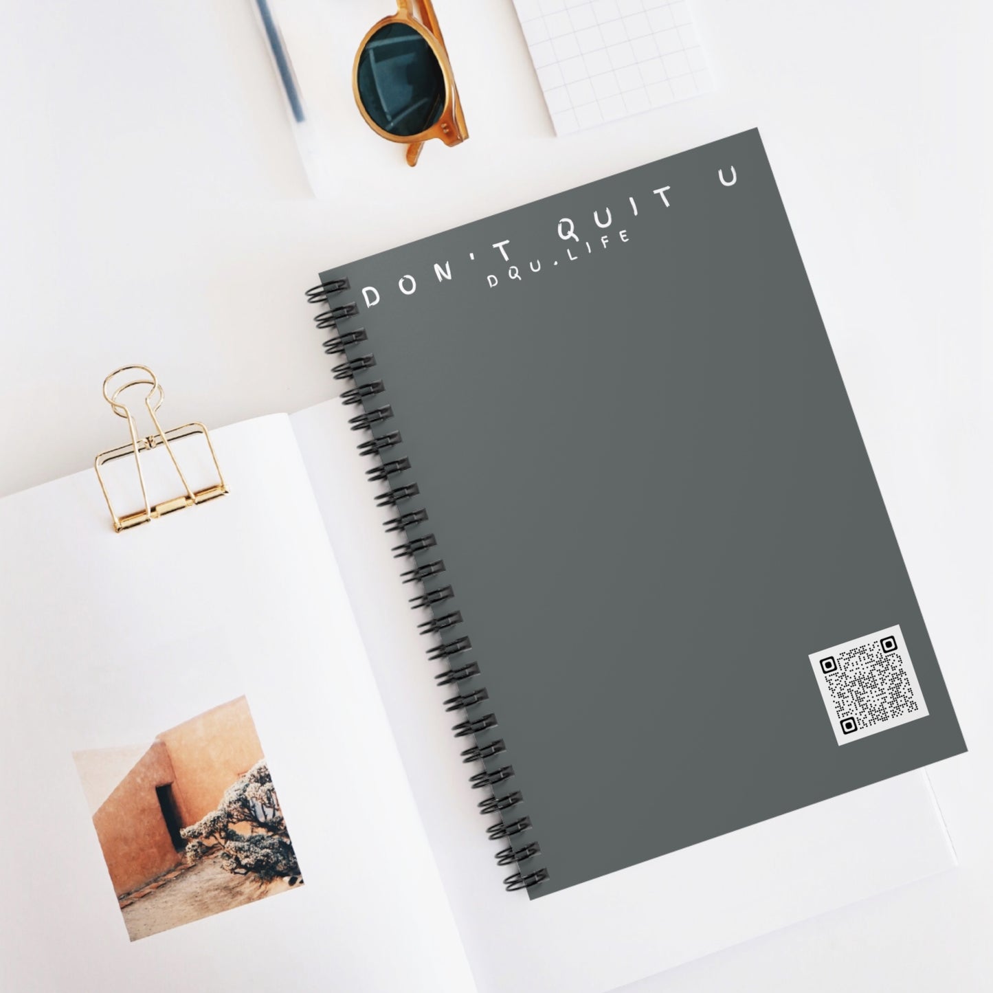 DQU.Life Spiral Notebook - Ruled Line