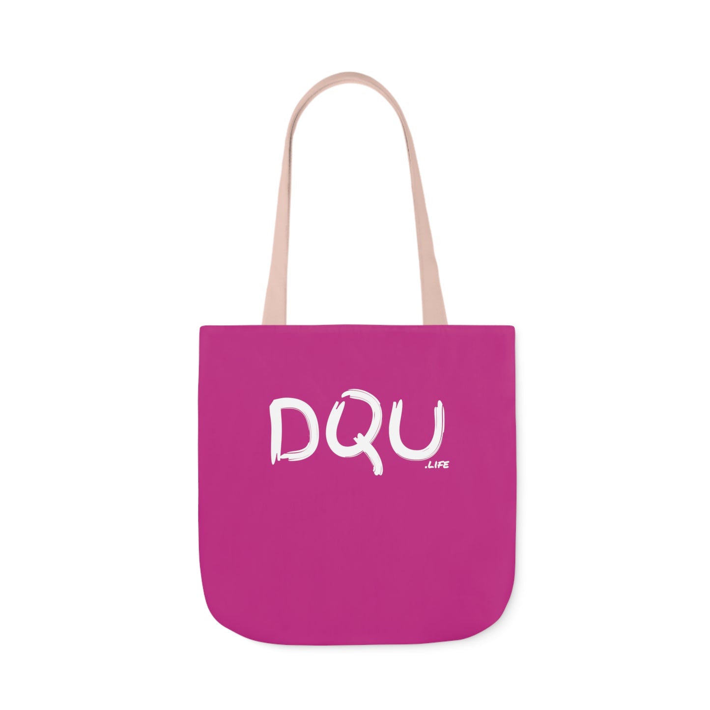 PINK Polyester Canvas Tote Bag (AOP)