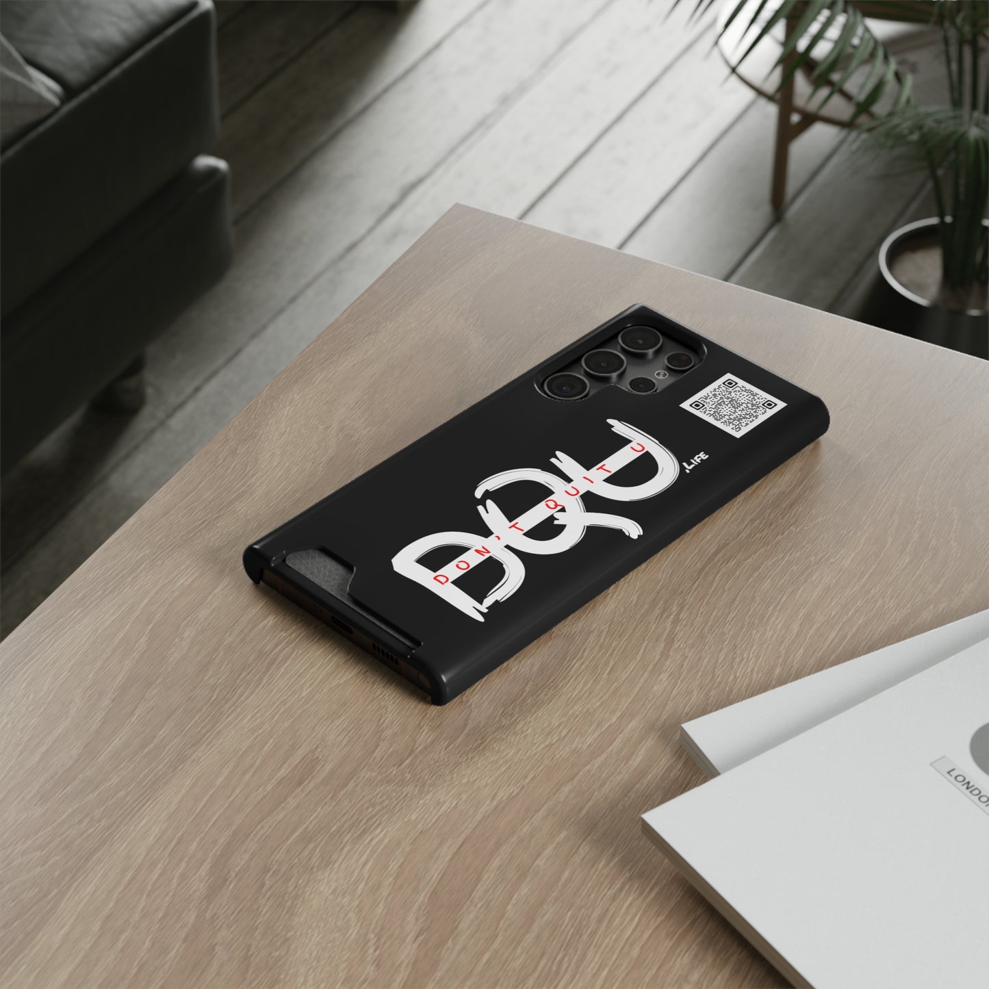 DQU Phone Case With Card Holder