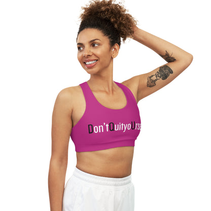 PINK DQU Seamless Sports Bra (AOP)